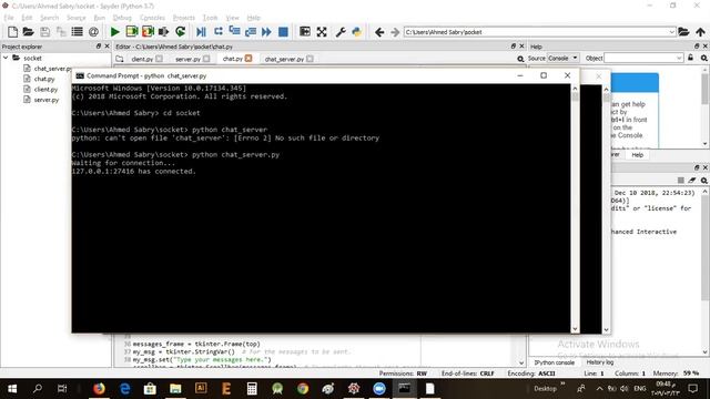chat app with python - Ahmed Sabry смотреть онлайн