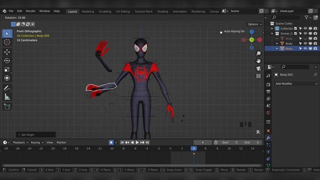 How to create Smears by using Duplicate in blender 3.4 tutorial смотреть онлайн