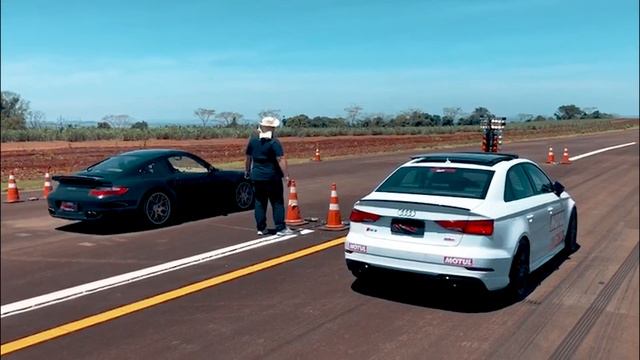 Audi RS3 STG2 Nitro X Porsche 911 Turbo Nitro - LEMANS MOTORSPORT смотреть онлайн