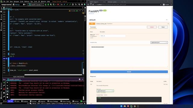 Fast API Tutorial, Part 11: Extra Data Types смотреть онлайн
