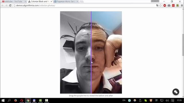 Как превратить черно-белую фотографию в цветную смотреть онлайн