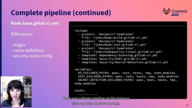 Commit Virtual 2021: Using CI Templates for Speed and Consistency смотреть онлайн