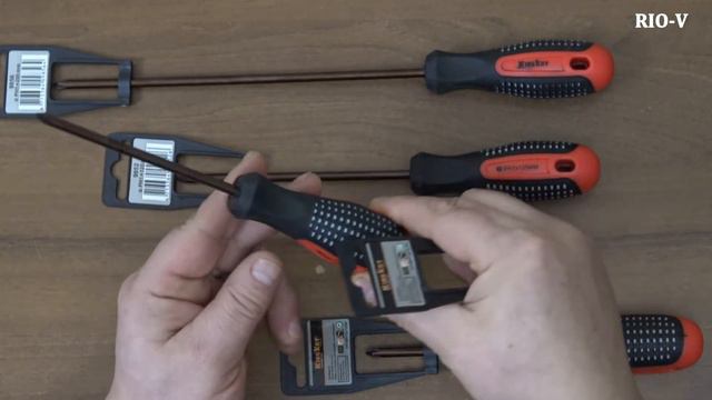 Отвертка крестовая S2 King Roy от RIO-V смотреть онлайн