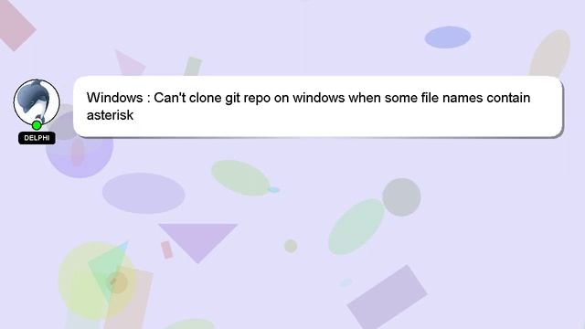 Windows : Can't clone git repo on windows when some file names contain asterisk смотреть онлайн