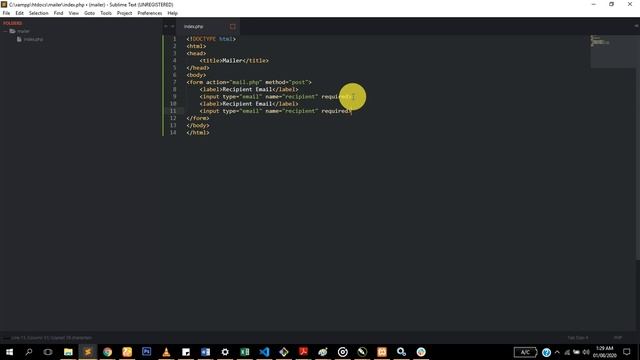 Php Mailer Function in Xampp and Wamp (Localhost) смотреть онлайн