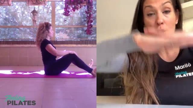Feeling Pilates - #6 Clase Online. #entrenamosencasa ? смотреть онлайн