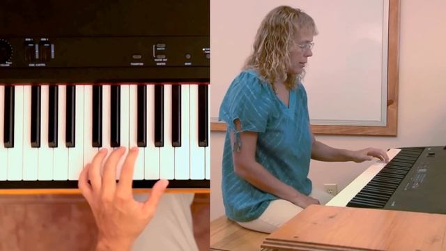 Twinkle Twinkle Little Star - piano lesson (chords) смотреть онлайн