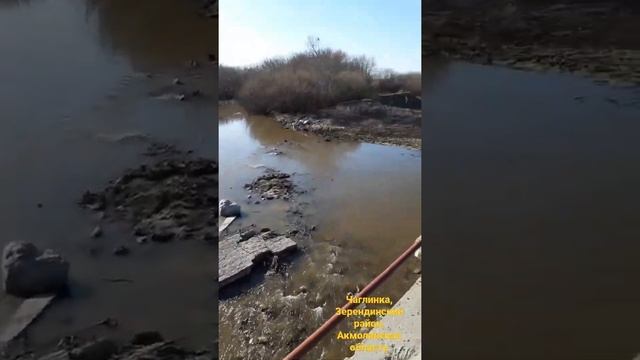 река в селе Чаглинка ,Зерединский район, Акмолинская область смотреть онлайн