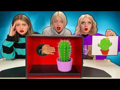 Нарисуй НА ОЩУПЬ Челлендж!! смотреть онлайн