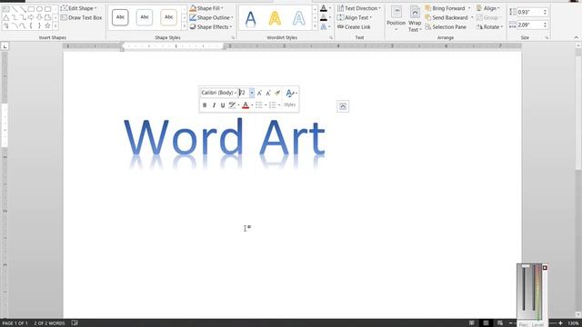 How to use Word Art in Microsoft Word 2013 смотреть онлайн
