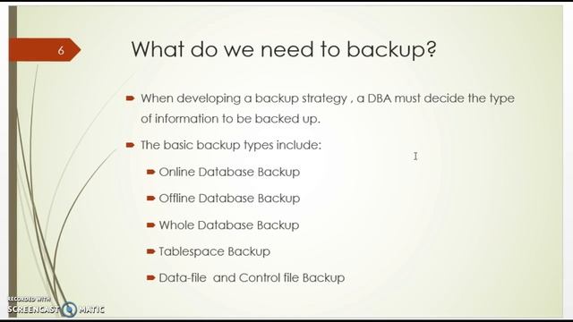 Database Backup and Recovery Presentation смотреть онлайн