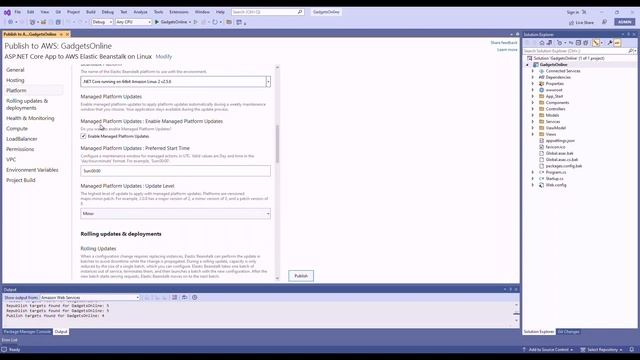 Deploy ASP .NET Core 6 application to run on AWS Elastic Beanstalk Linux environment смотреть онлайн
