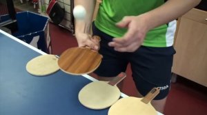 Какие бывают типы оснований ракетки для настольного тенниса