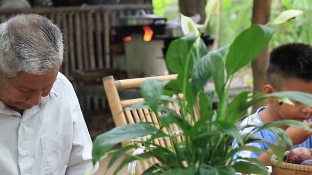 Countryside Life TV: Seyhak and Grandfather like mangosteen so much / Healthy food cooking смотреть онлайн