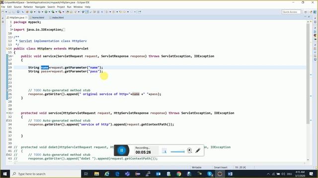 Servlet | JEE | Why Dynamic Web Page | Servlet API | Advance Java Tutorial In Hindi -61 смотреть онлайн