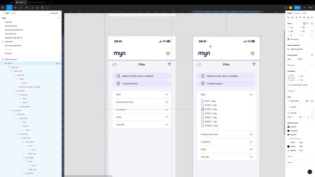 How to create a collapsible filter menu on Figma | Walkthrough. смотреть онлайн