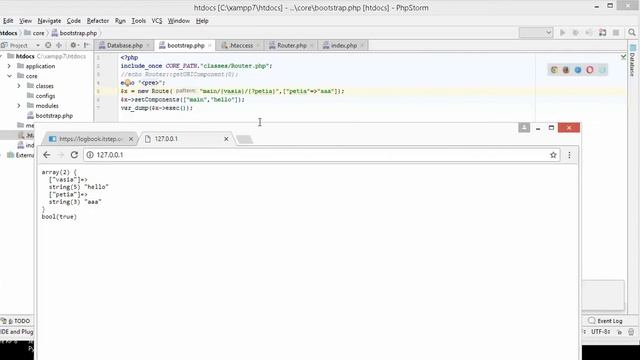 Реализация MVC паттерна на PHP[ПП-16В-1] смотреть онлайн