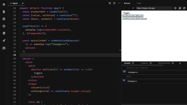 Важные аспекты при работе с DOM в хуках | useMutationObserver смотреть онлайн