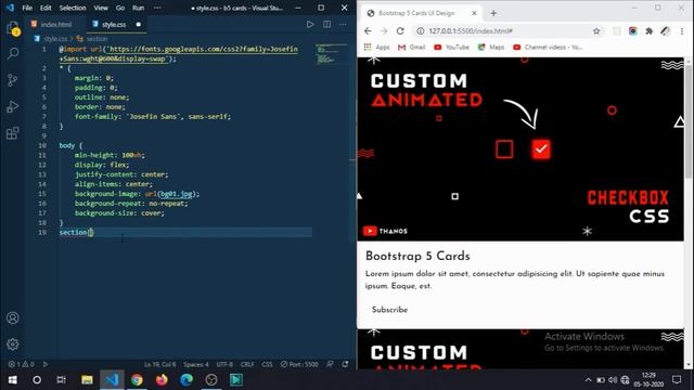 Bootstrap 5 Responsive Card UI Design | Speed Code In 3 Minutes смотреть онлайн