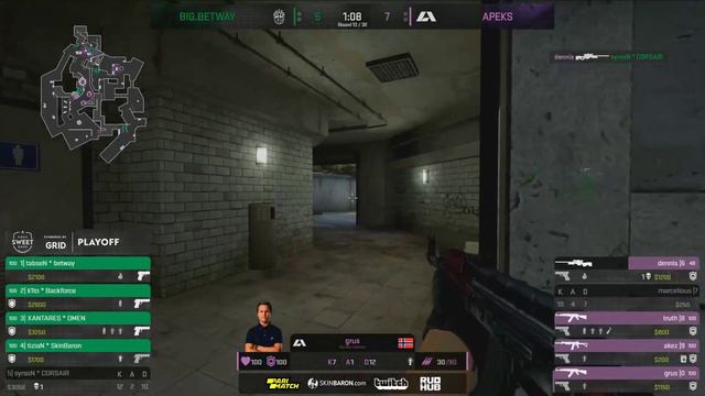 BIG vs Apeks - HomeSweetHome - map1 - de_overpass [PCH3LK1N & Anishared] смотреть онлайн