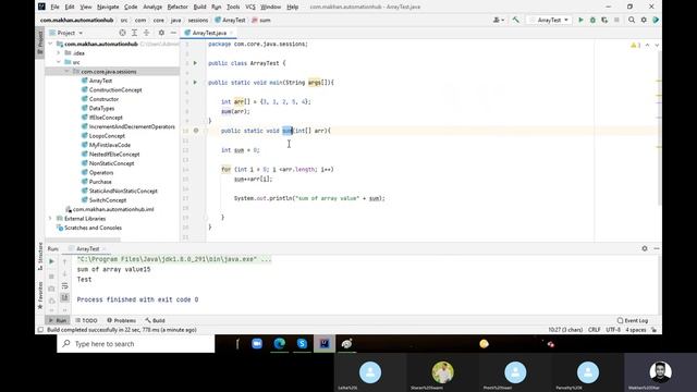 #Core-Java Tutorial for beginners | Day 8 | By Makhan AutomationHub смотреть онлайн