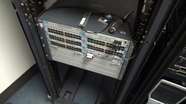 Setting Up Two HP ProCurve 5412zl Switches смотреть онлайн