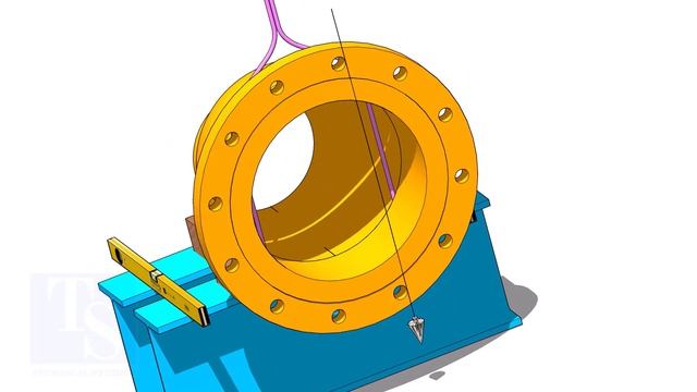 HOW TO FIT UP FLANGES ON BOTH ENDS OF AN ECCENTRIC REDUCER TUTORIAL Pipe fit up tutorials смотреть онлайн