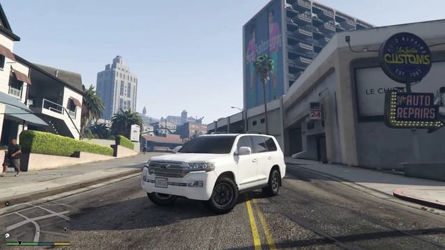 GTA 5 Mods, Jimmy and Michael Repaired Toyota Land Cruiser V8 смотреть онлайн