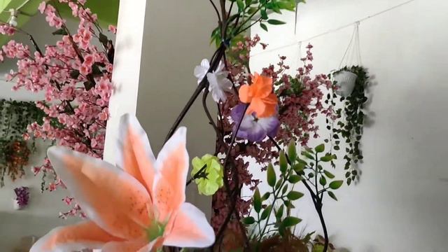 BUNGA SUDUT RUANGAN YANG MURAH  DAN KELIHATAN MEWAH