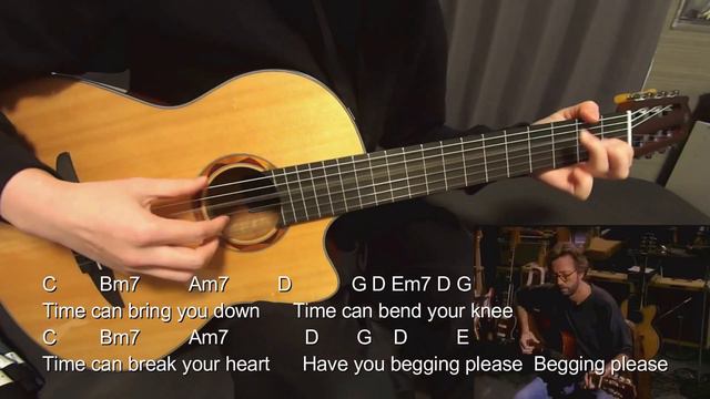 Tears in heaven Eric clapton cover guitar chords смотреть онлайн
