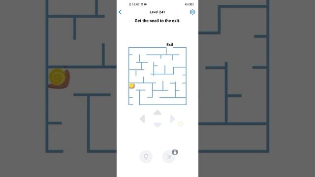 easy game level 241 get the snail to the exit walkthrough and solution смотреть онлайн