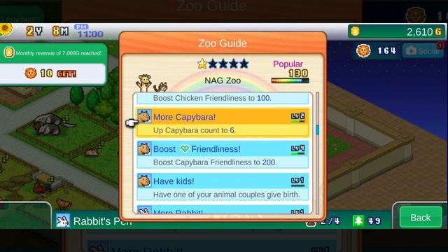 Capybara Won The MOST LIKES Animal | ZOO PARK STORY Gameplay Walkthrough (Android) Part 6 смотреть онлайн