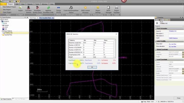 2.Обработка траектории в POSPac. Мобильная сканирующая платформа Trimble MX9 смотреть онлайн