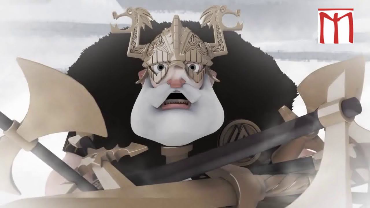 Весёлый мультфильм, о том как викинг попал в рай. смотреть онлайн