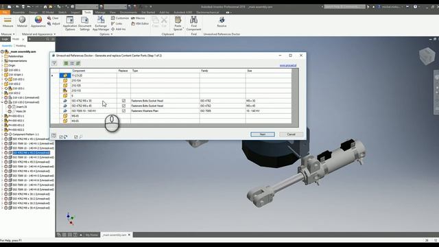 PROCAD Unresolved References Doctor EN Autodesk Inventor addin смотреть онлайн