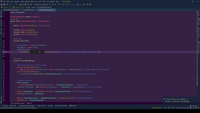 How To Scale 3D Object With Mouse Drag With A Fixed Point In Unity | One-Sided 3D Scale Tutorial смотреть онлайн