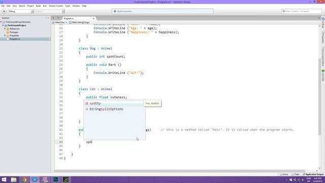 11. How to program in C# - INHERITANCE - Beginner Tutorial смотреть онлайн