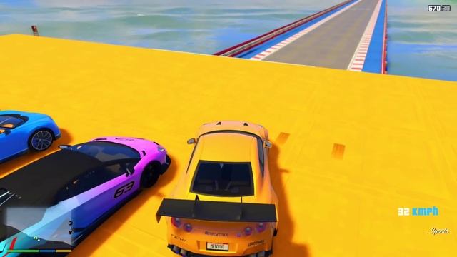 GTA 5: SUPER FAST CARS 9999+ SPEED TEST CHALLENGE in GTA 5 | GTA V MODS смотреть онлайн
