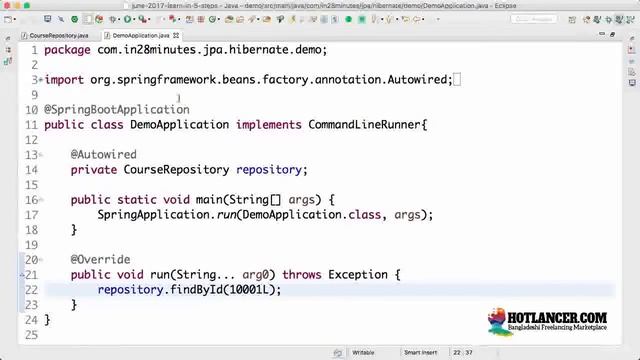 047 Step 03 Create findById using JPA Entity Manager смотреть онлайн