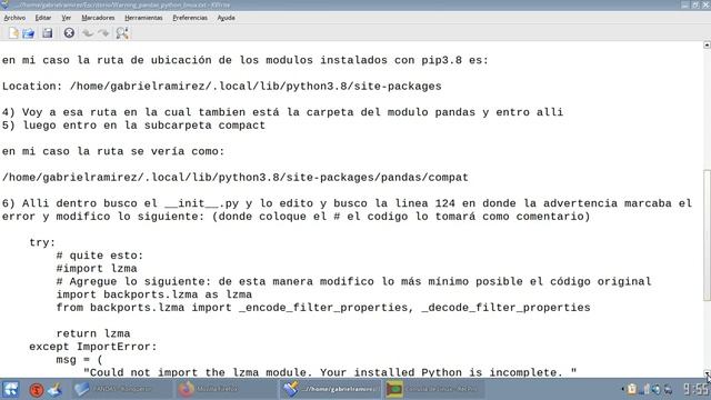Resuelto problema al importar pandas advertencia no existe el modulo lzma смотреть онлайн