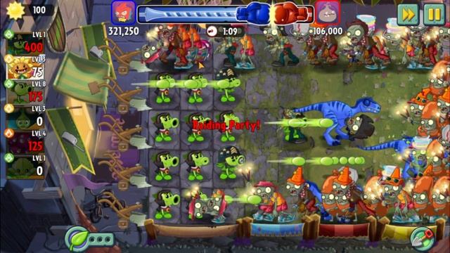 Plants vs Zombies 2 / Арена / Mega Gatling Pea Tournament! смотреть онлайн