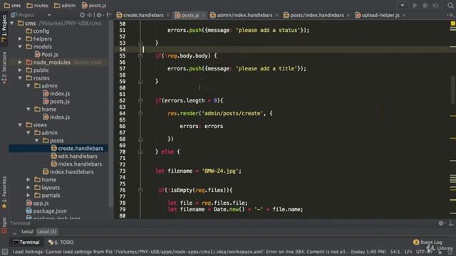 CMS Project Some Form Validation . Node.js for Beginners. смотреть онлайн