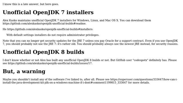 How can I install the Java Development Kit (JDK) on a Windows machine if I don't have admin rights? смотреть онлайн