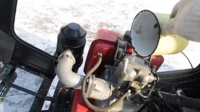 Як завести дизельний двигун від мотоблока зимою/Как заводить дизельный двигатель мотоблока зимой смотреть онлайн