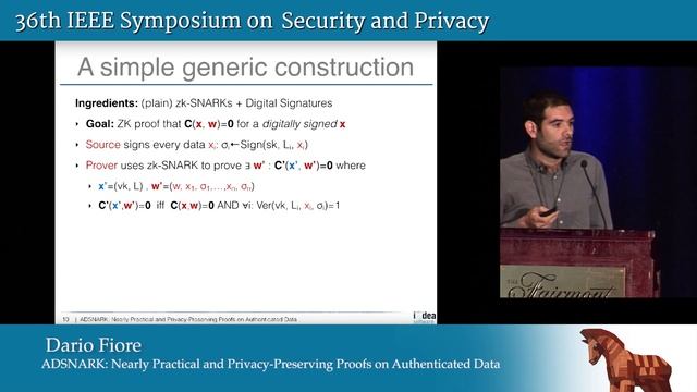 ADSNARK: Nearly Practical and Privacy-Preserving Proofs on Authenticated Data смотреть онлайн