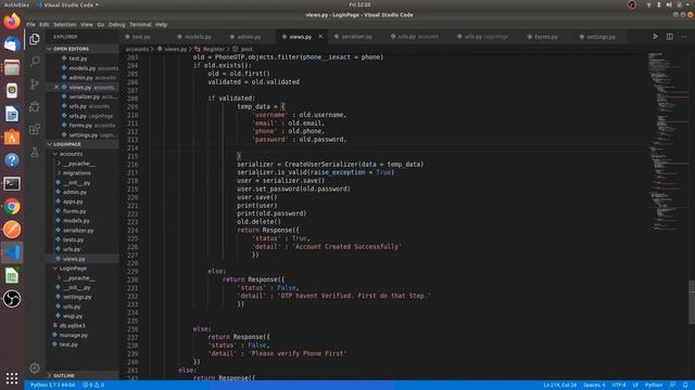 How to create Login and SignUp with Phone OTP validation in Django 2020 || Part -2 || The Codrammer смотреть онлайн