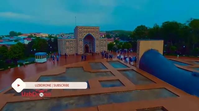 Video from the drone. Observatory M. Ulugbek. Samarkand. смотреть онлайн