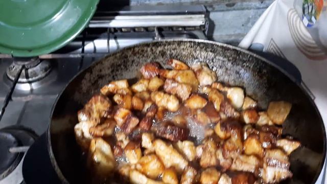 Забой Петрен-Дюрока-200кг7,5 мес? ,сало,мясо-вес задка и вырезки,таранчюк-свежина,пятница-сковорода