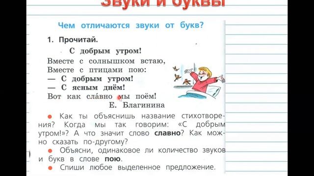 Чем отличаются звуки и буквы? #1класс #русскийязык #звуки #онлайнобучение смотреть онлайн