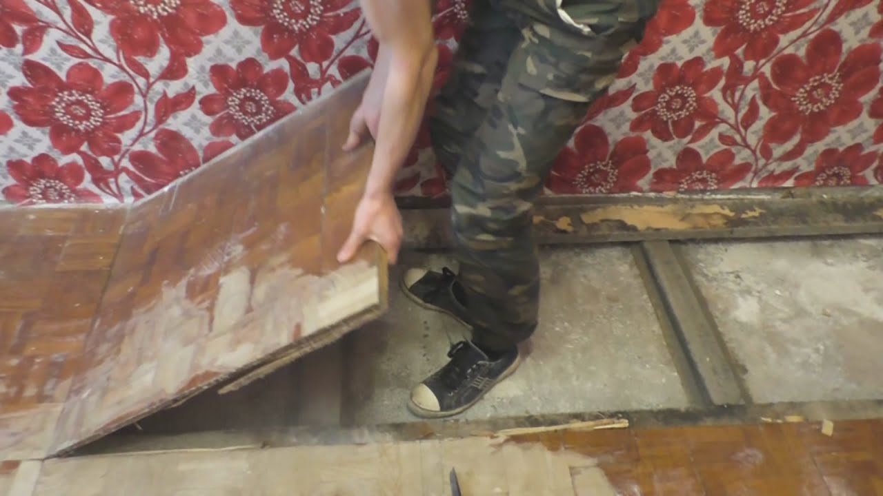 Неожиданная находка или почему хрустит паркет.